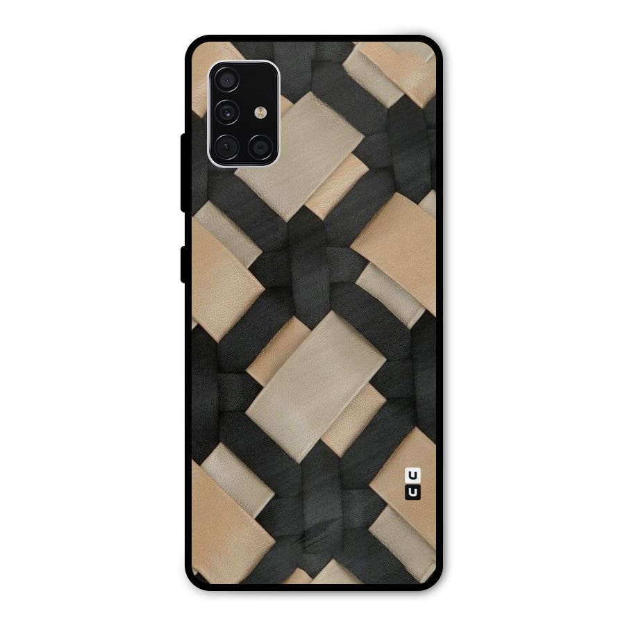 Shade Thread Metal Back Case for Galaxy A51