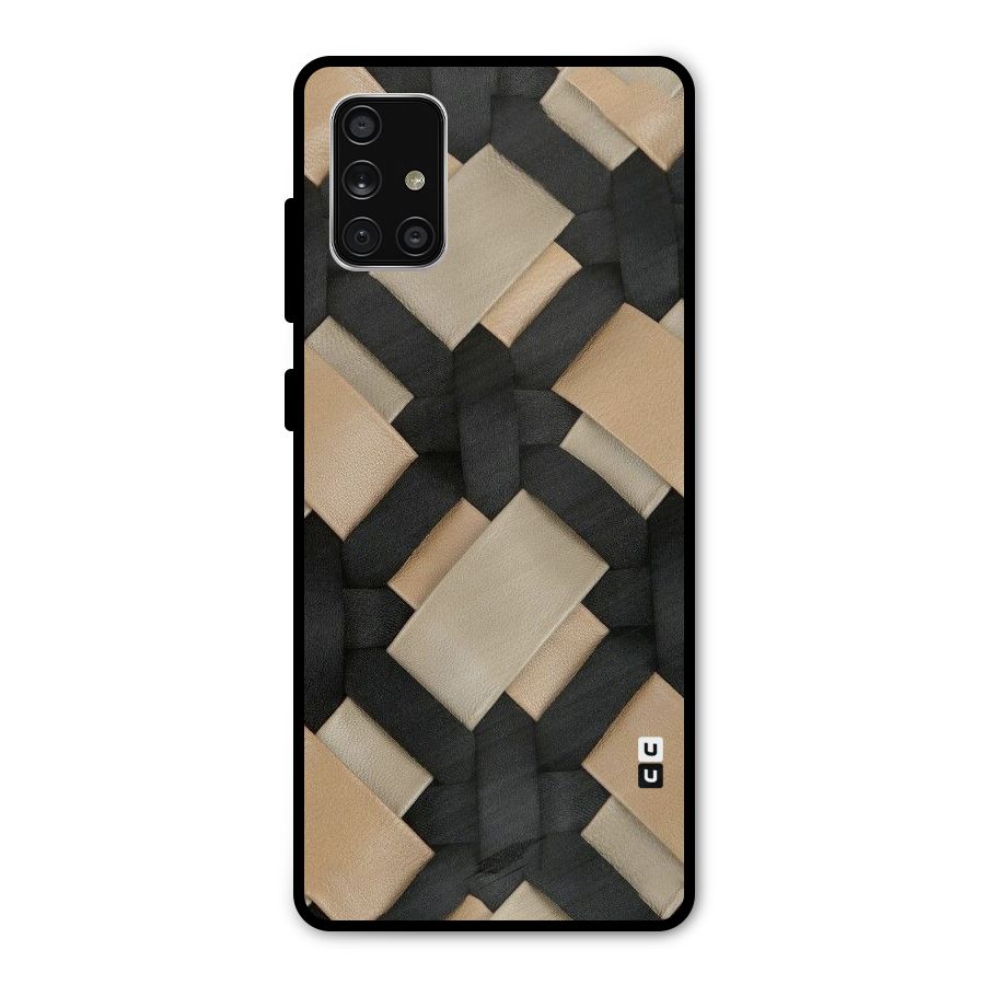 Shade Thread Metal Back Case for Galaxy A71