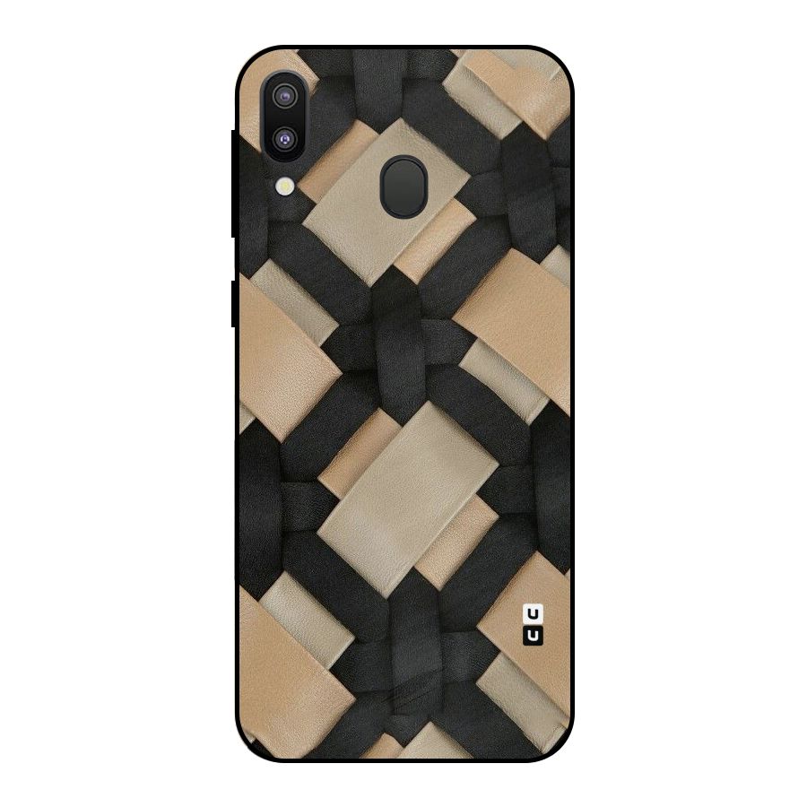 Shade Thread Metal Back Case for Galaxy M20