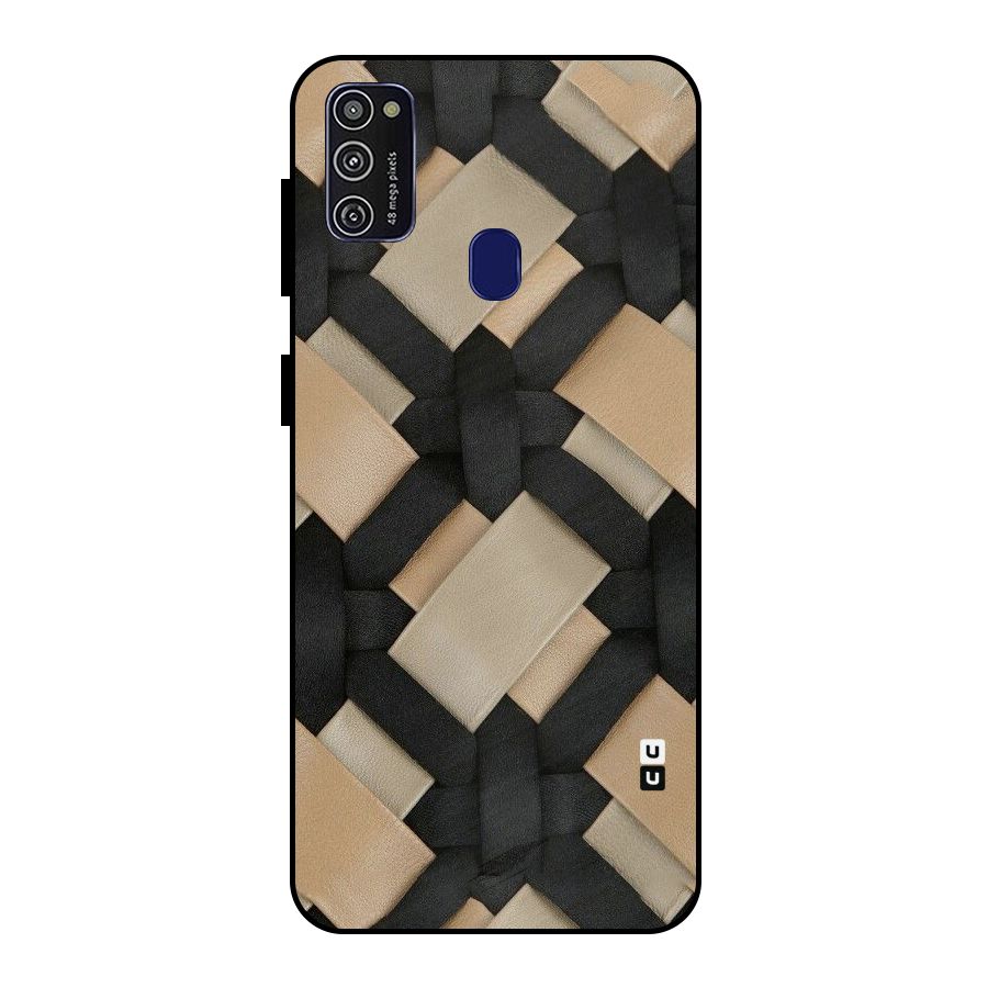 Shade Thread Metal Back Case for Galaxy M21