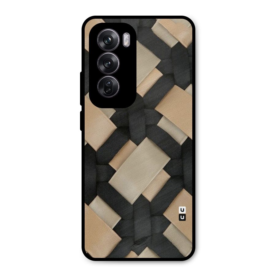 Shade Thread Metal Back Case for Oppo Reno12 Pro