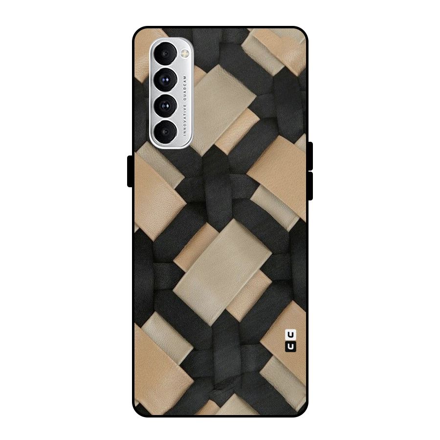Shade Thread Metal Back Case for Oppo Reno4 Pro