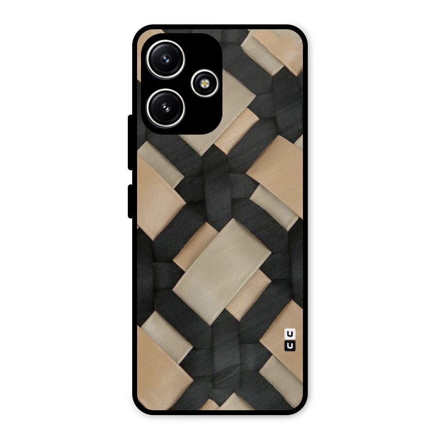 Shade Thread Metal Back Case for Poco M6 Pro
