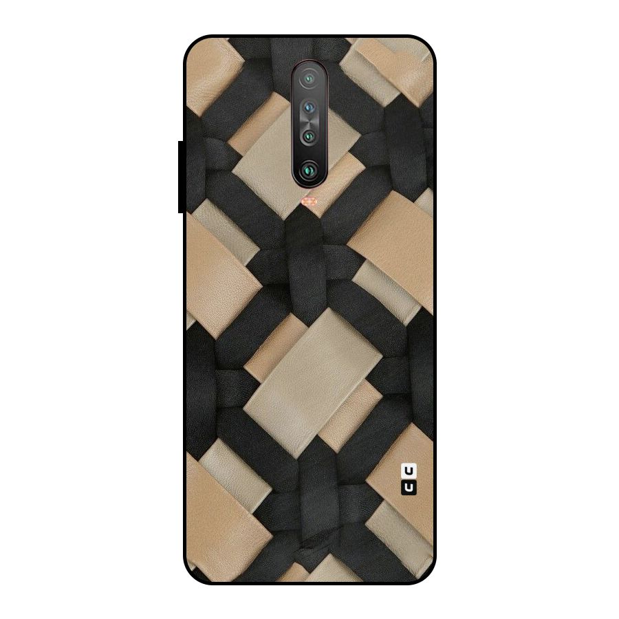 Shade Thread Metal Back Case for Poco X2