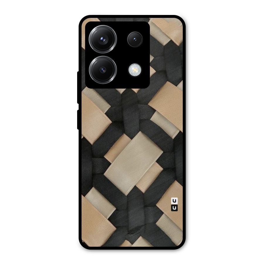 Shade Thread Metal Back Case for Poco X6
