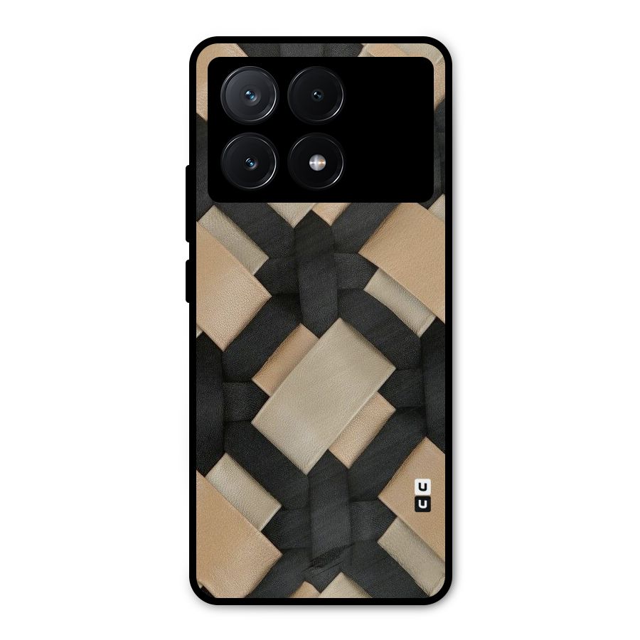 Shade Thread Metal Back Case for Poco X6 Pro