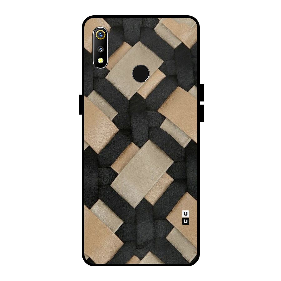Shade Thread Metal Back Case for Realme 3i