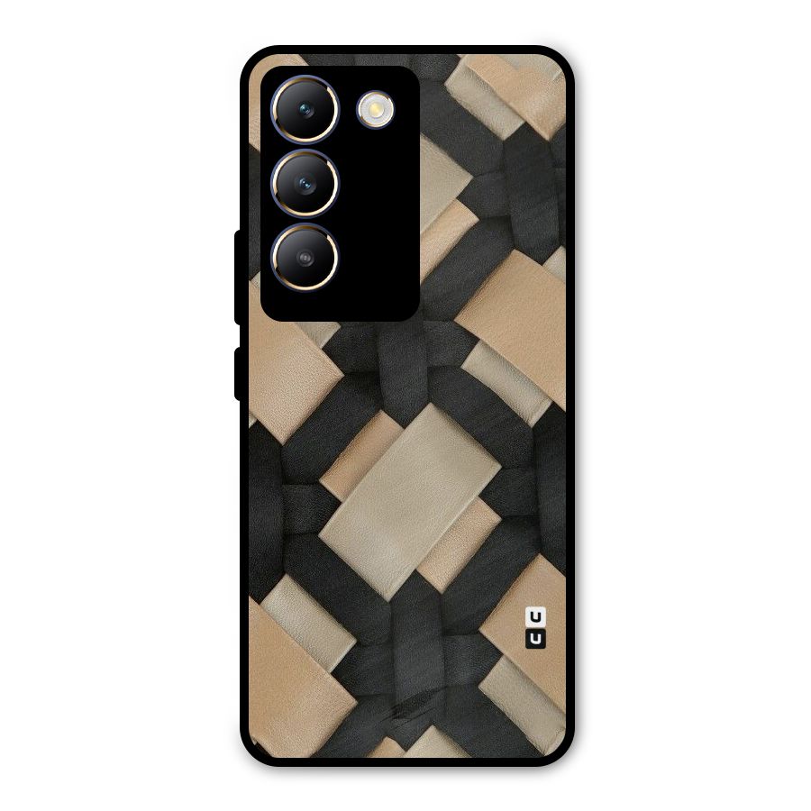 Shade Thread Metal Back Case for Vivo T3 5G