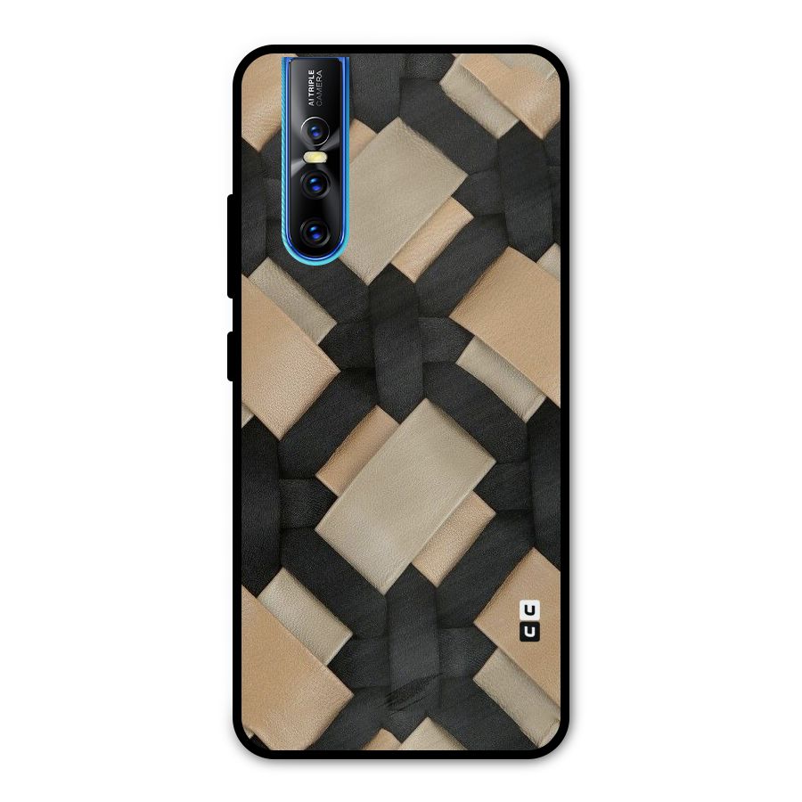Shade Thread Metal Back Case for Vivo V15 Pro