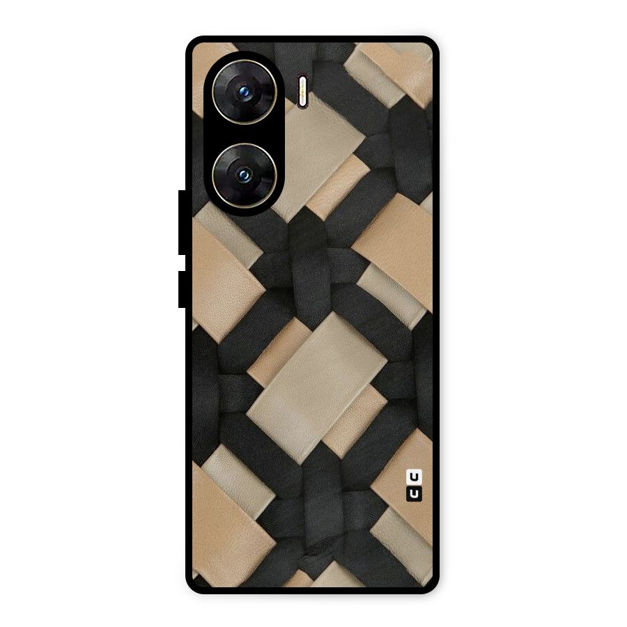 Shade Thread Metal Back Case for Vivo V29e