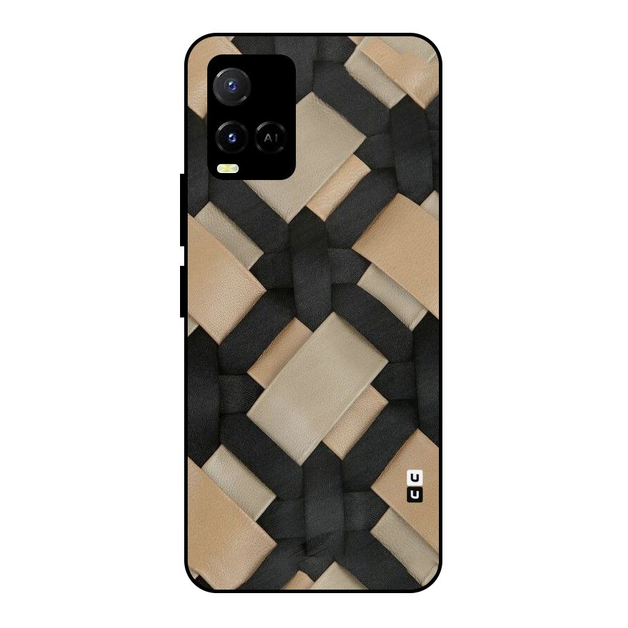 Shade Thread Metal Back Case for Vivo Y21A