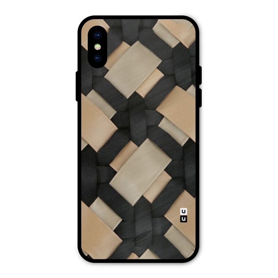 Shade Thread Metal Back Case for iPhone XS