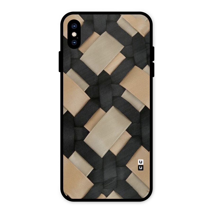Shade Thread Metal Back Case for iPhone XS Max