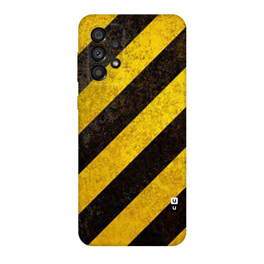 Shaded Yellow Stripes Original Polycarbonate Back Case for Galaxy A73 5G