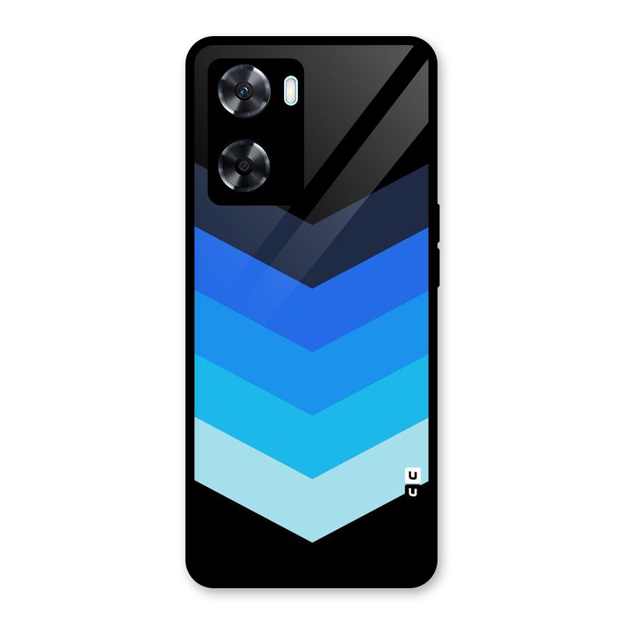 Shades Colors Glass Back Case for Oppo A77s
