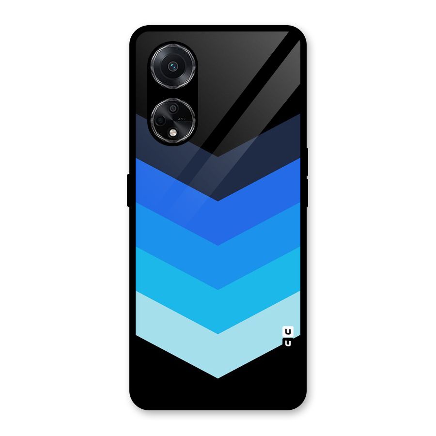 Shades Colors Glass Back Case for Oppo F23