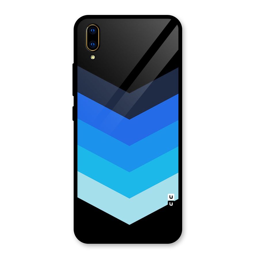 Shades Colors Glass Back Case for Vivo V11 Pro