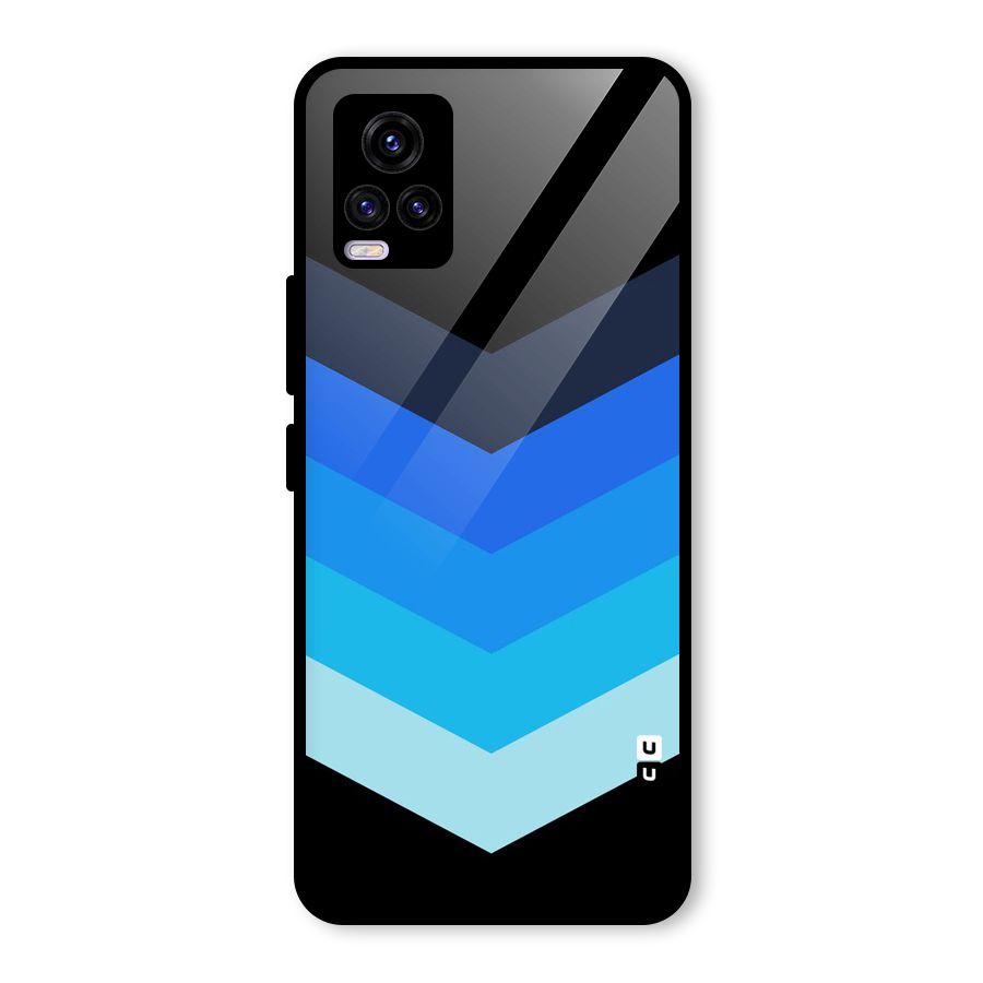 Shades Colors Glass Back Case for Vivo V20 2021