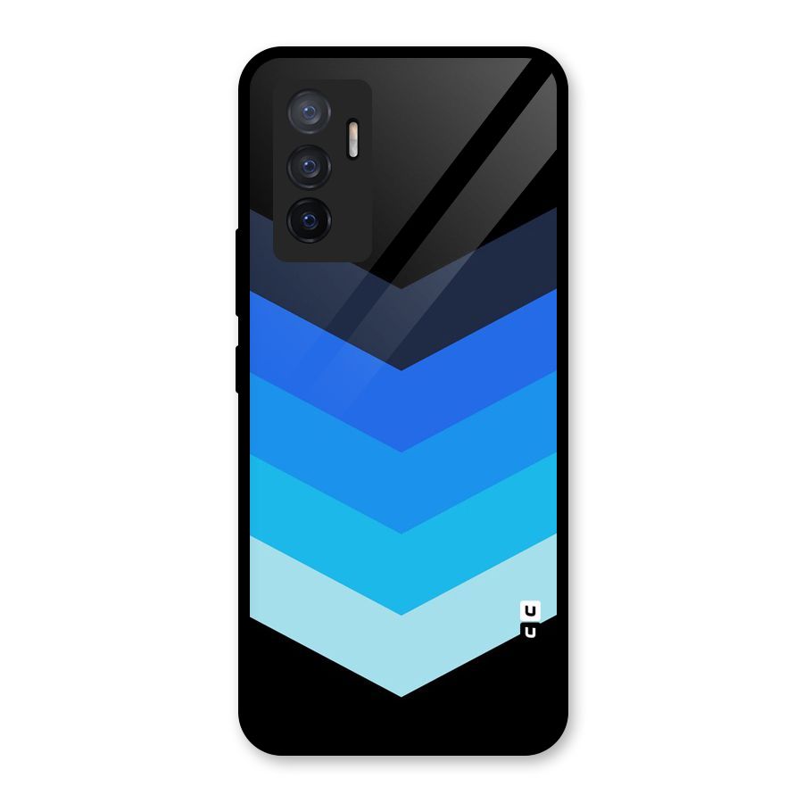 Shades Colors Glass Back Case for Vivo V23e