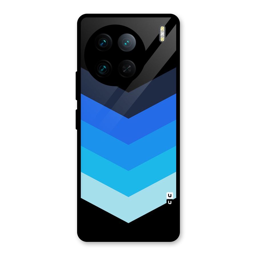 Shades Colors Glass Back Case for Vivo X90 Pro