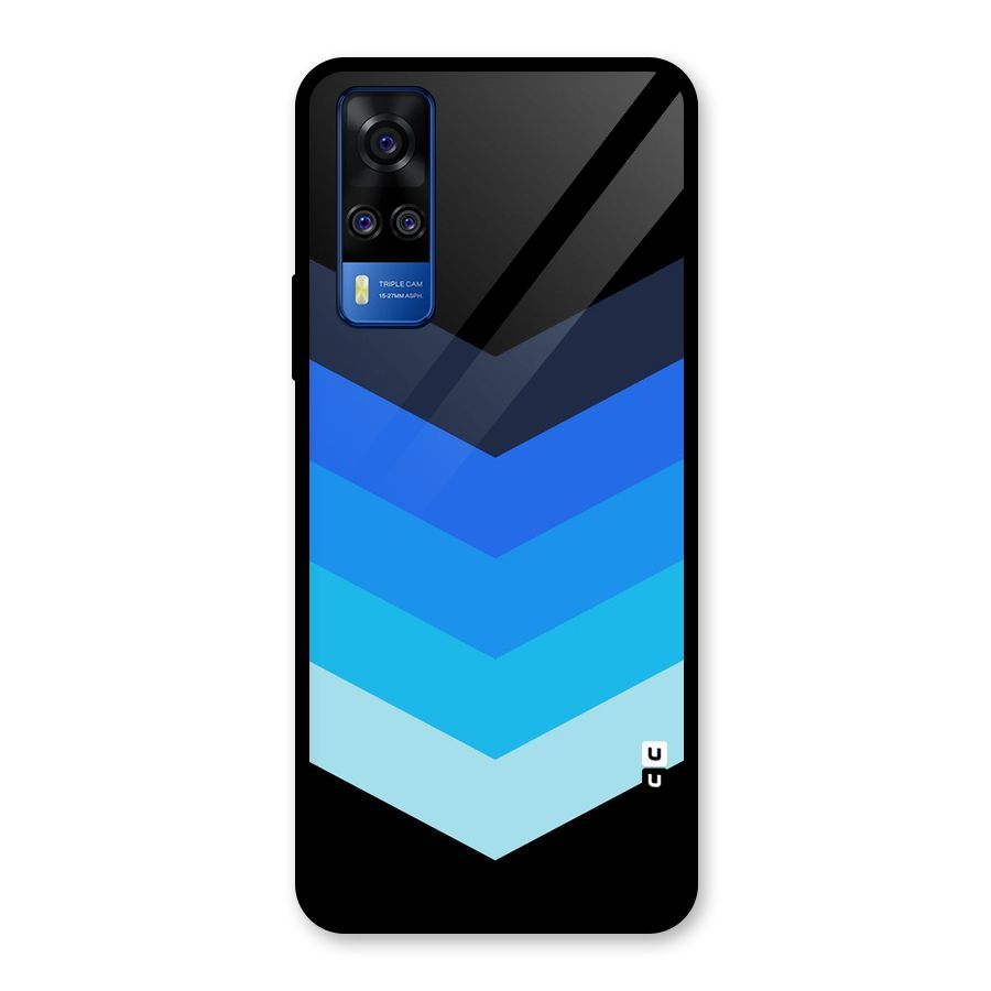 Shades Colors Glass Back Case for Vivo Y31