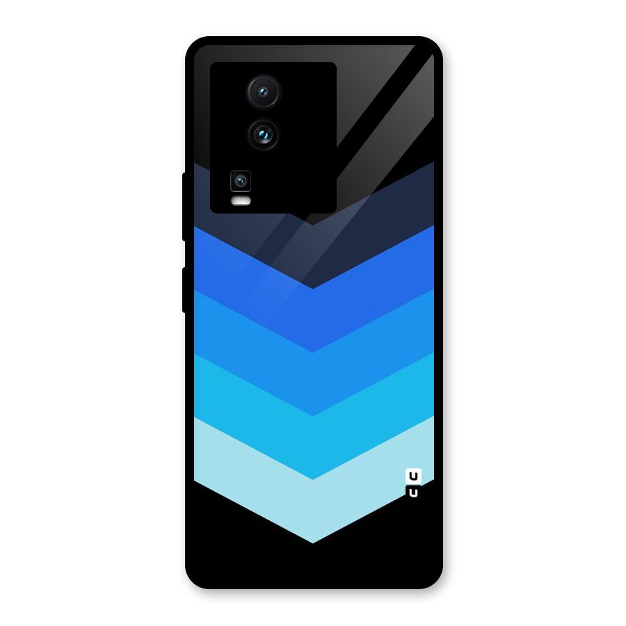 Shades Colors Glass Back Case for Vivo iQOO Neo 7