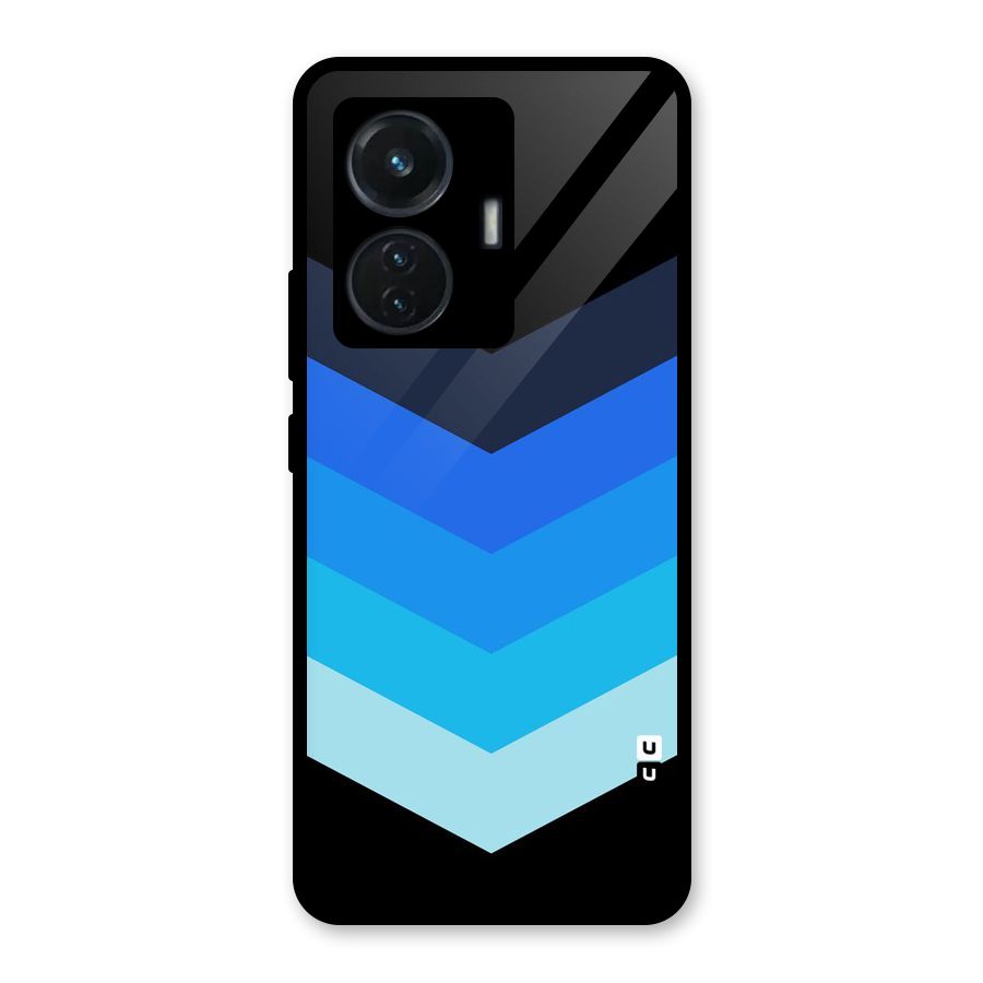 Shades Colors Glass Back Case for iQOO Z6 44W