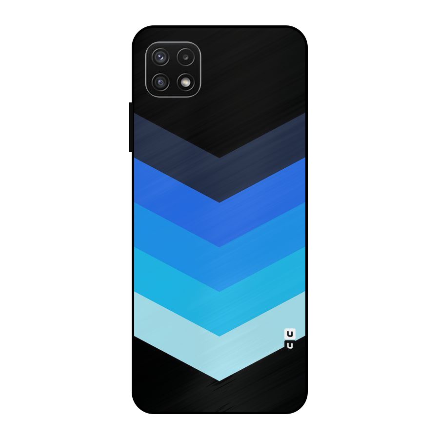 Shades Colors Metal Back Case for Galaxy A22 5G