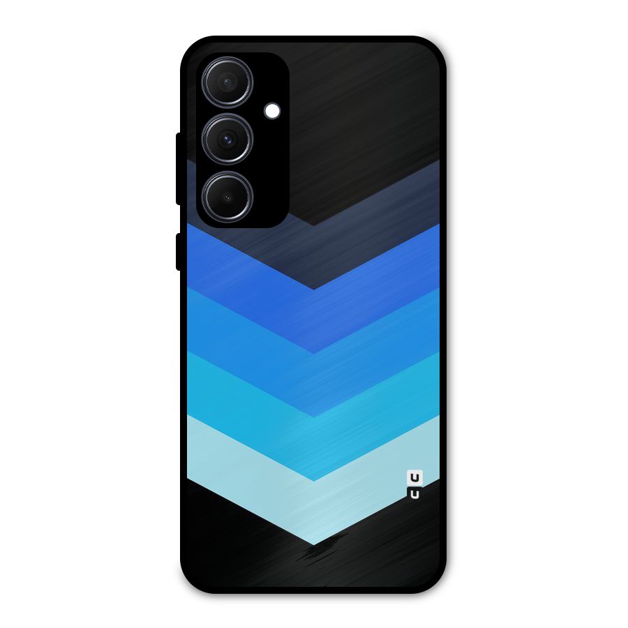 Shades Colors Metal Back Case for Galaxy A35
