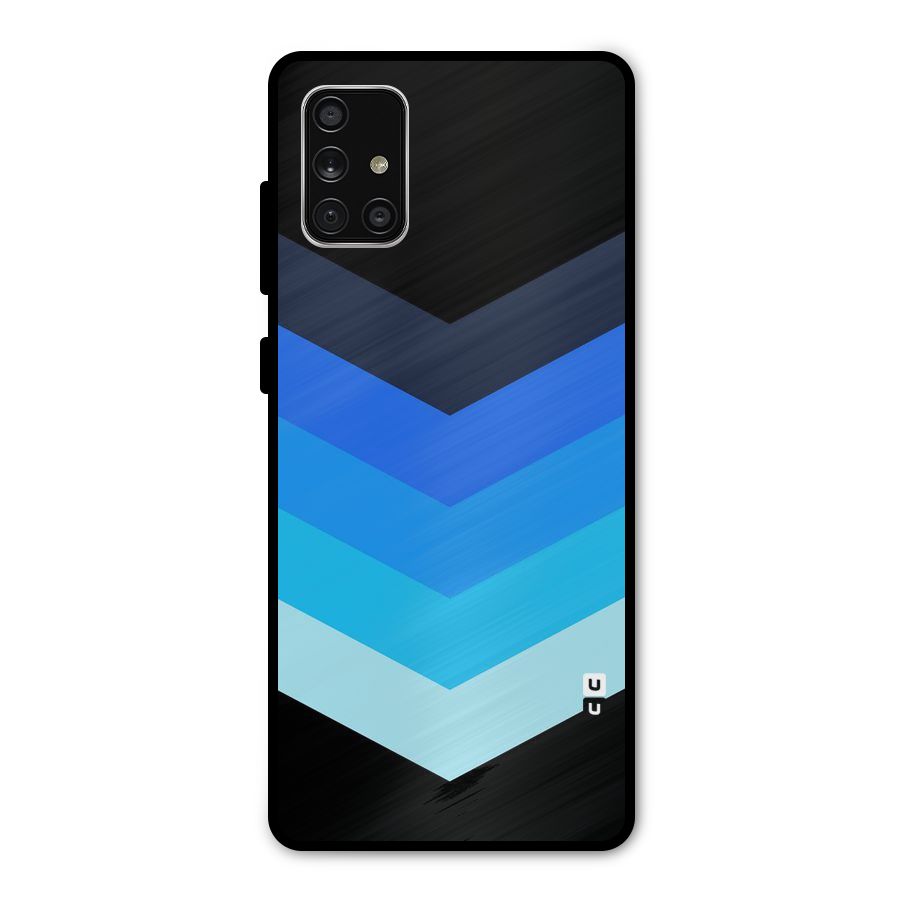 Shades Colors Metal Back Case for Galaxy A71