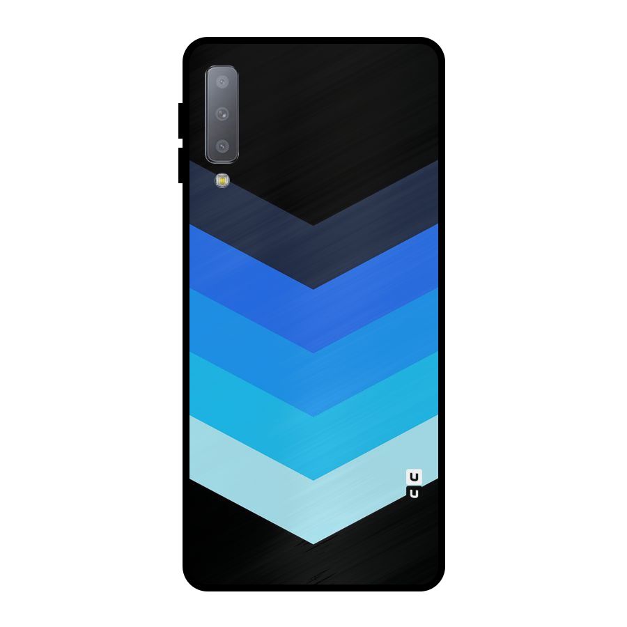 Shades Colors Metal Back Case for Galaxy A7 (2018)