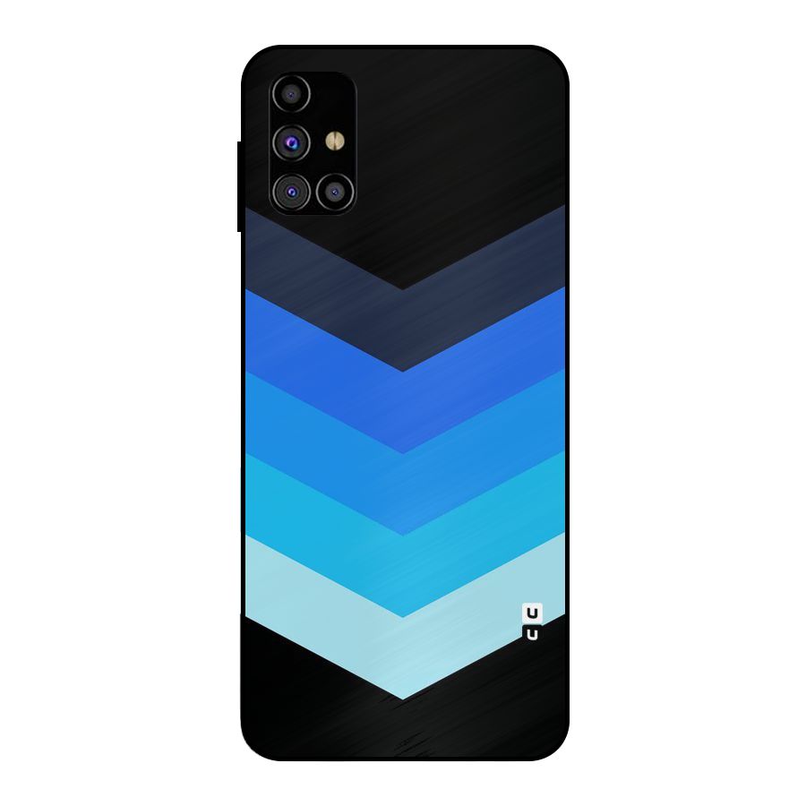 Shades Colors Metal Back Case for Galaxy M31s