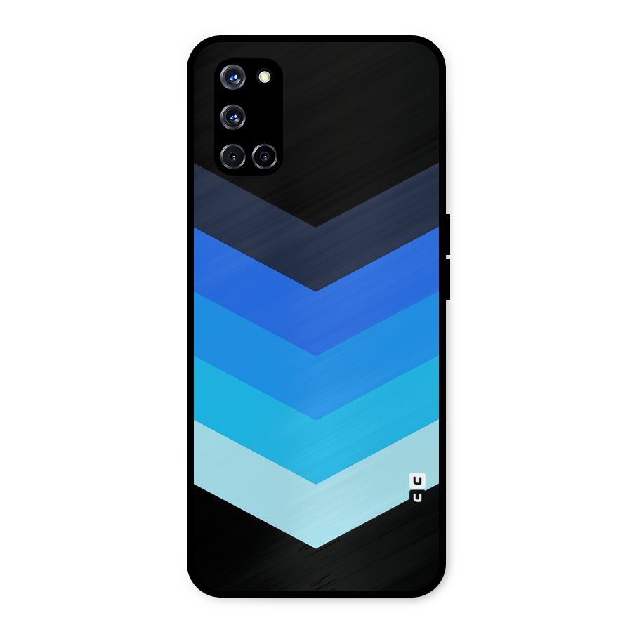 Shades Colors Metal Back Case for Oppo A52