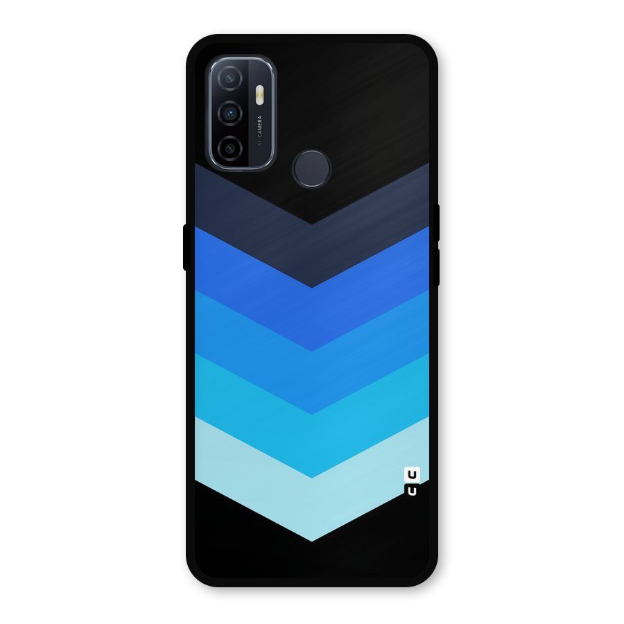 Shades Colors Metal Back Case for Oppo A53