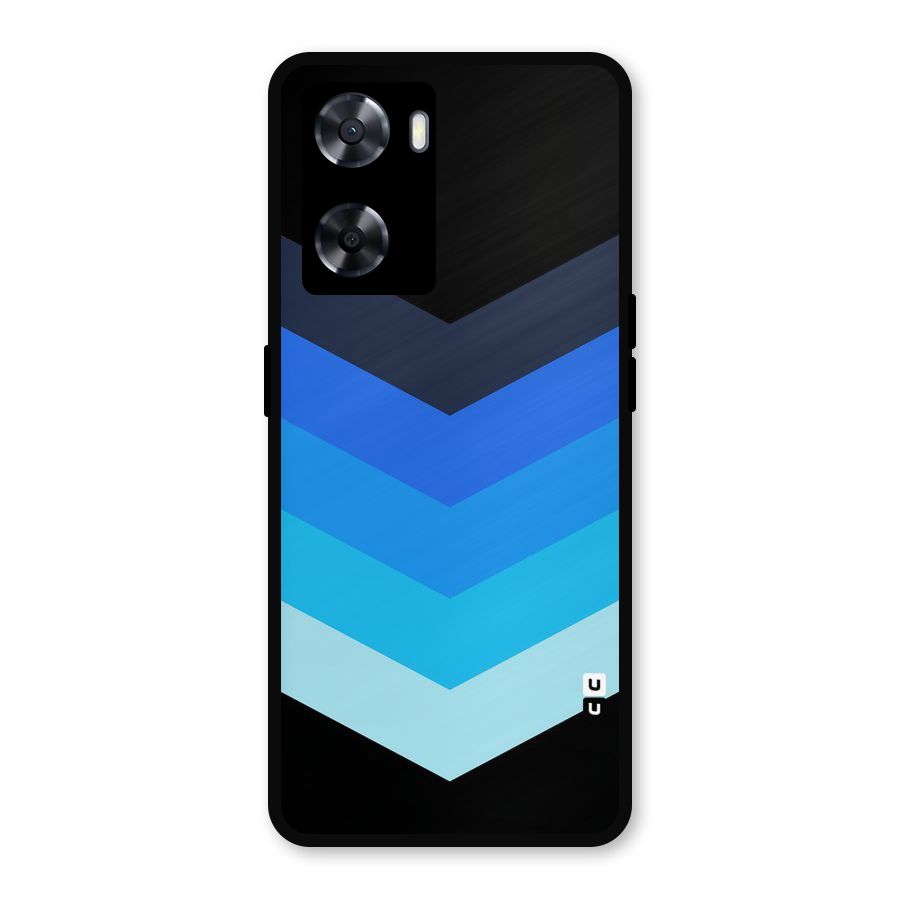 Shades Colors Metal Back Case for Oppo A77s
