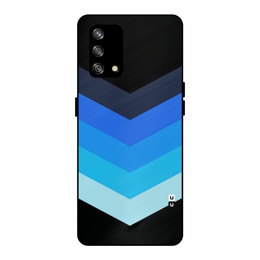 Shades Colors Metal Back Case for Oppo F19