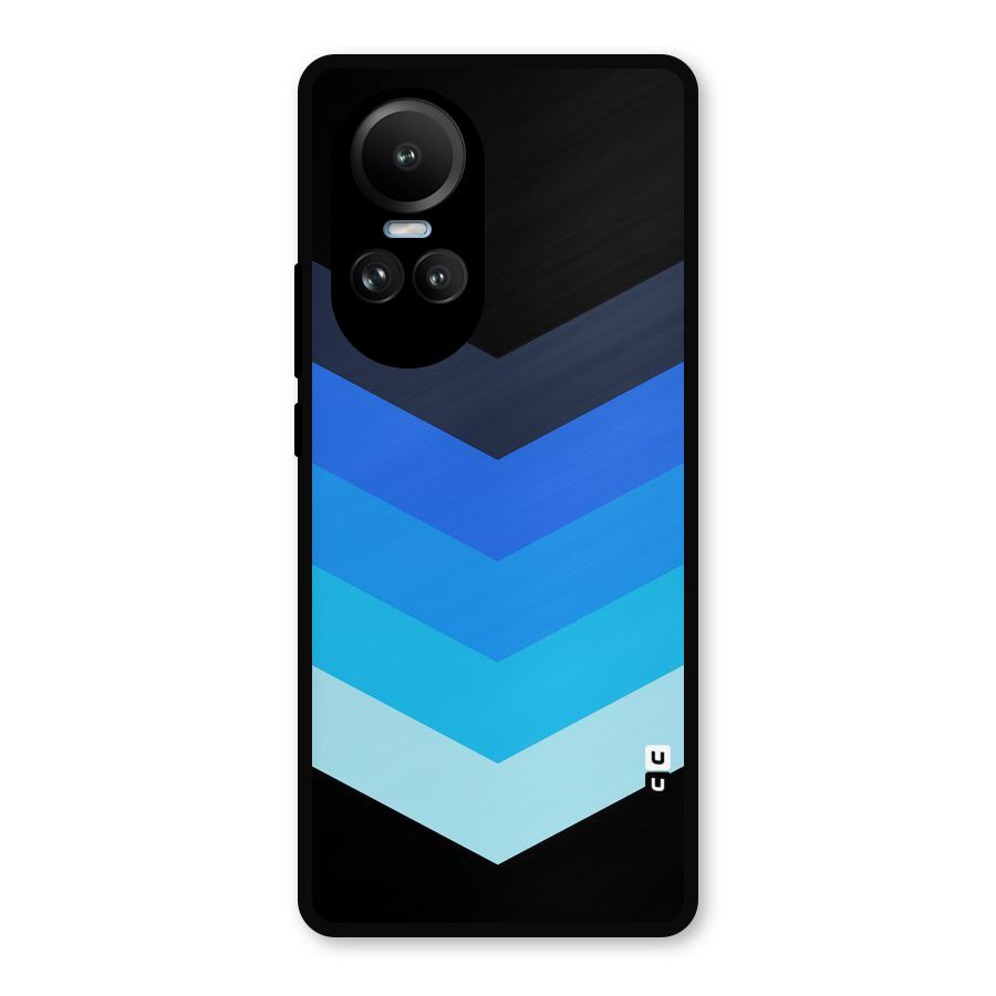 Shades Colors Metal Back Case for Oppo Reno10
