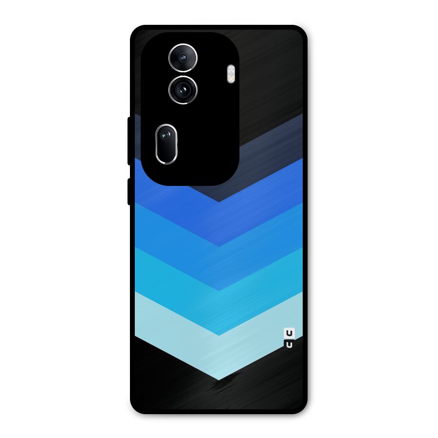 Shades Colors Metal Back Case for Oppo Reno11 Pro 5G
