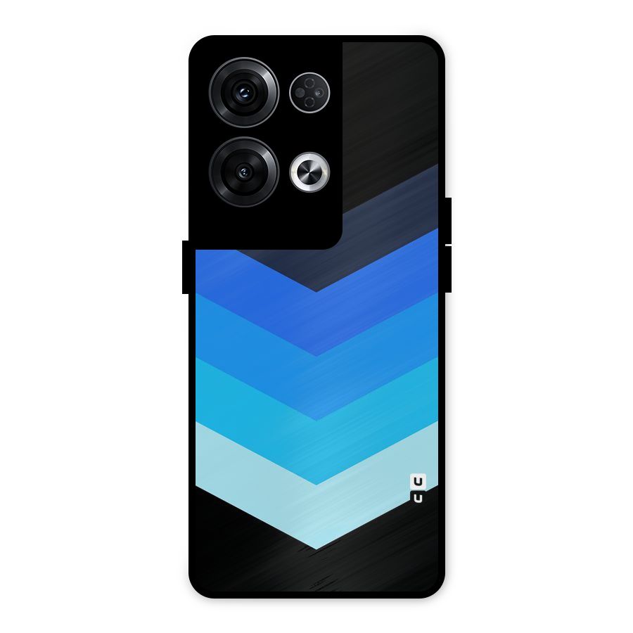 Shades Colors Metal Back Case for Oppo Reno8 Pro 5G
