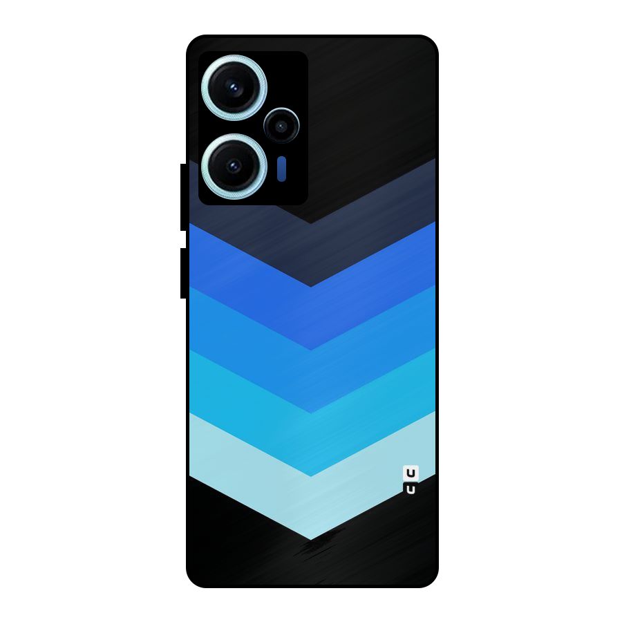 Shades Colors Metal Back Case for Poco F5