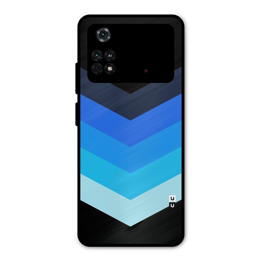 Shades Colors Metal Back Case for Poco M4 Pro 4G