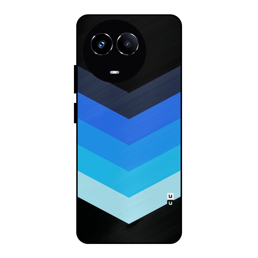 Shades Colors Metal Back Case for Realme 11 5G