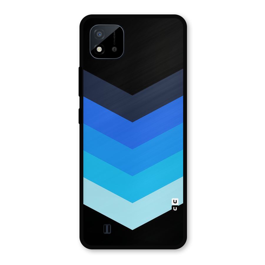 Shades Colors Metal Back Case for Realme C11 2021