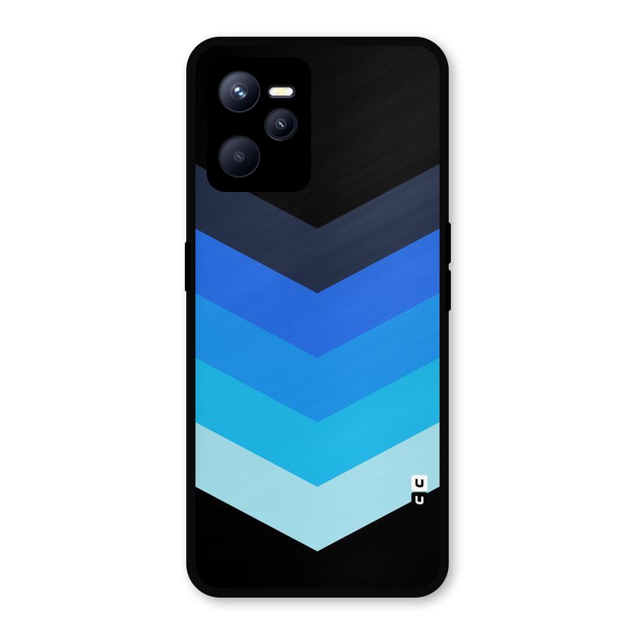 Shades Colors Metal Back Case for Realme C35