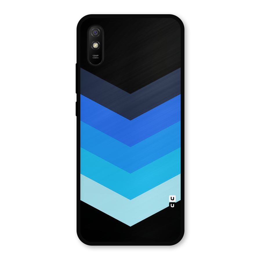Shades Colors Metal Back Case for Redmi 9a