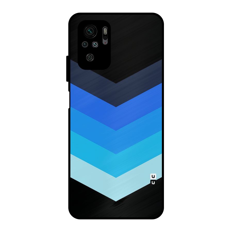 Shades Colors Metal Back Case for Redmi Note 10S