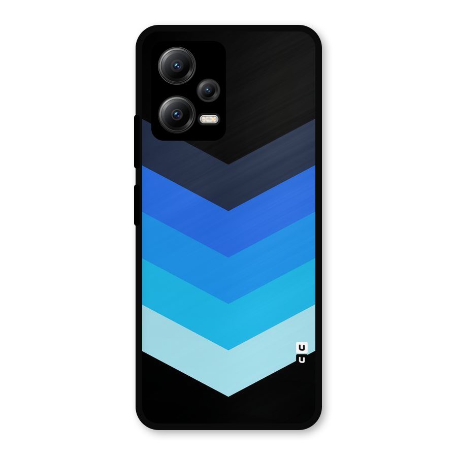 Shades Colors Metal Back Case for Redmi Note 12 5G