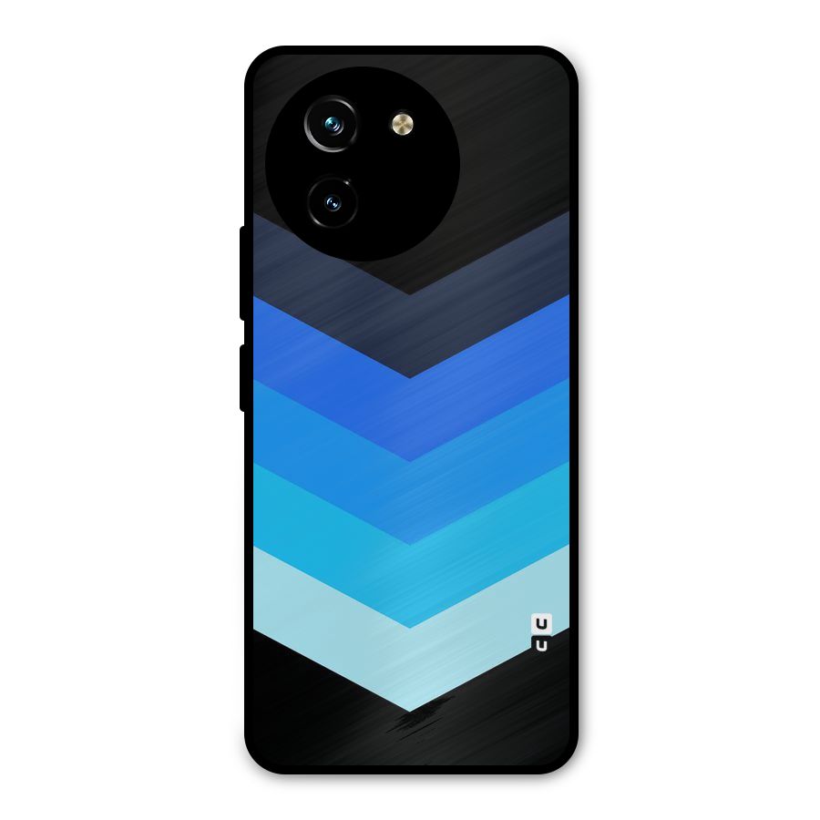 Shades Colors Metal Back Case for Vivo T3x