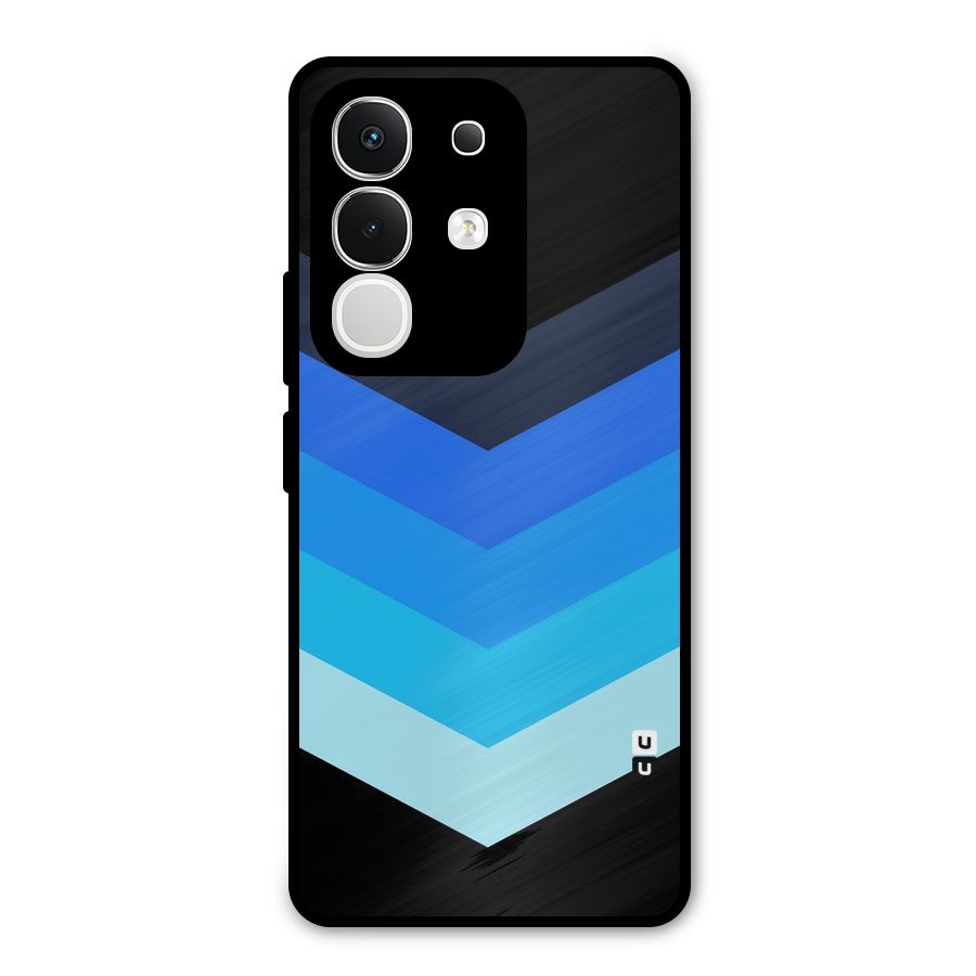 Shades Colors Metal Back Case for Vivo T4x