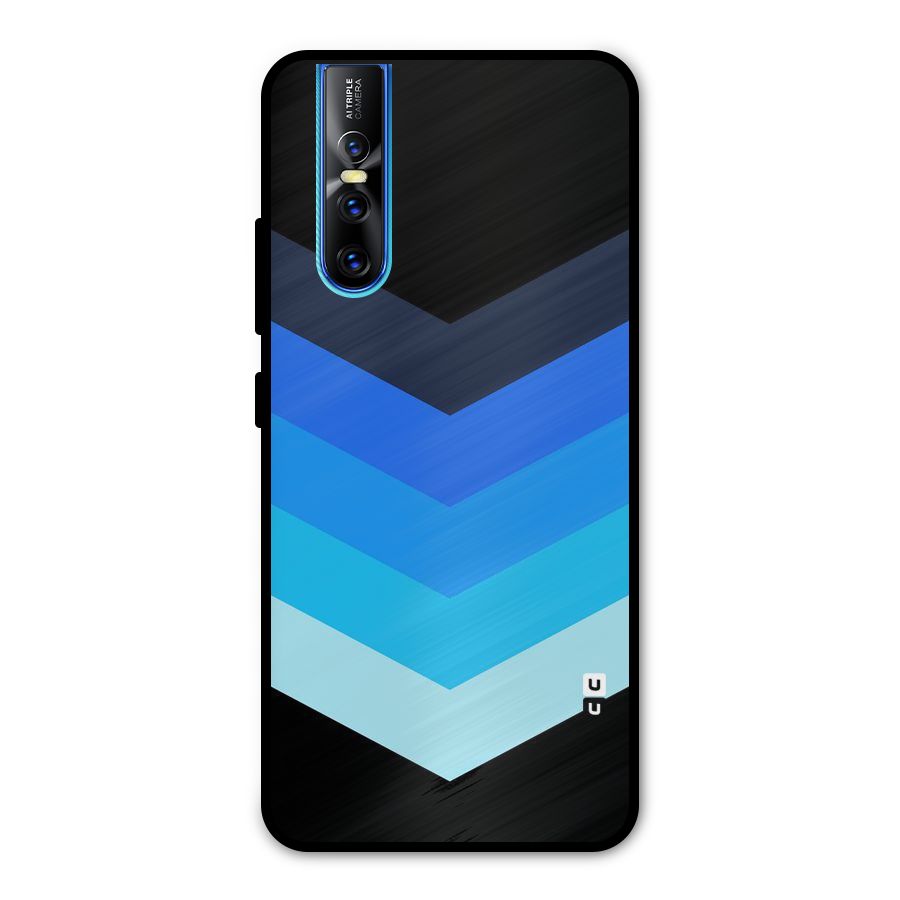 Shades Colors Metal Back Case for Vivo V15 Pro